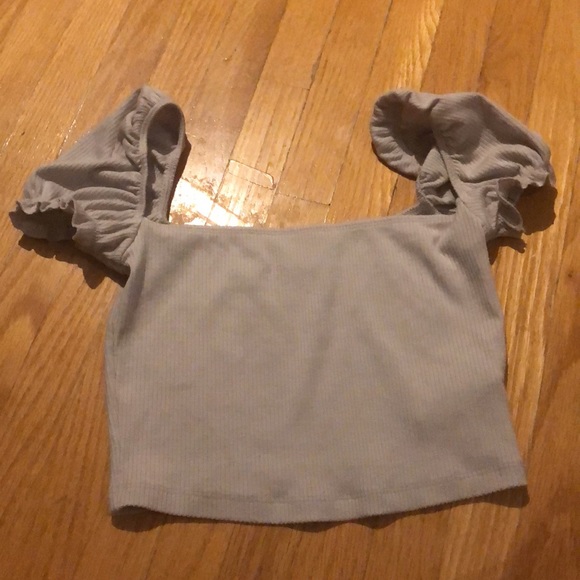 aritzia sunday best purple princess sleeve prairie top - Picture 6 of 7